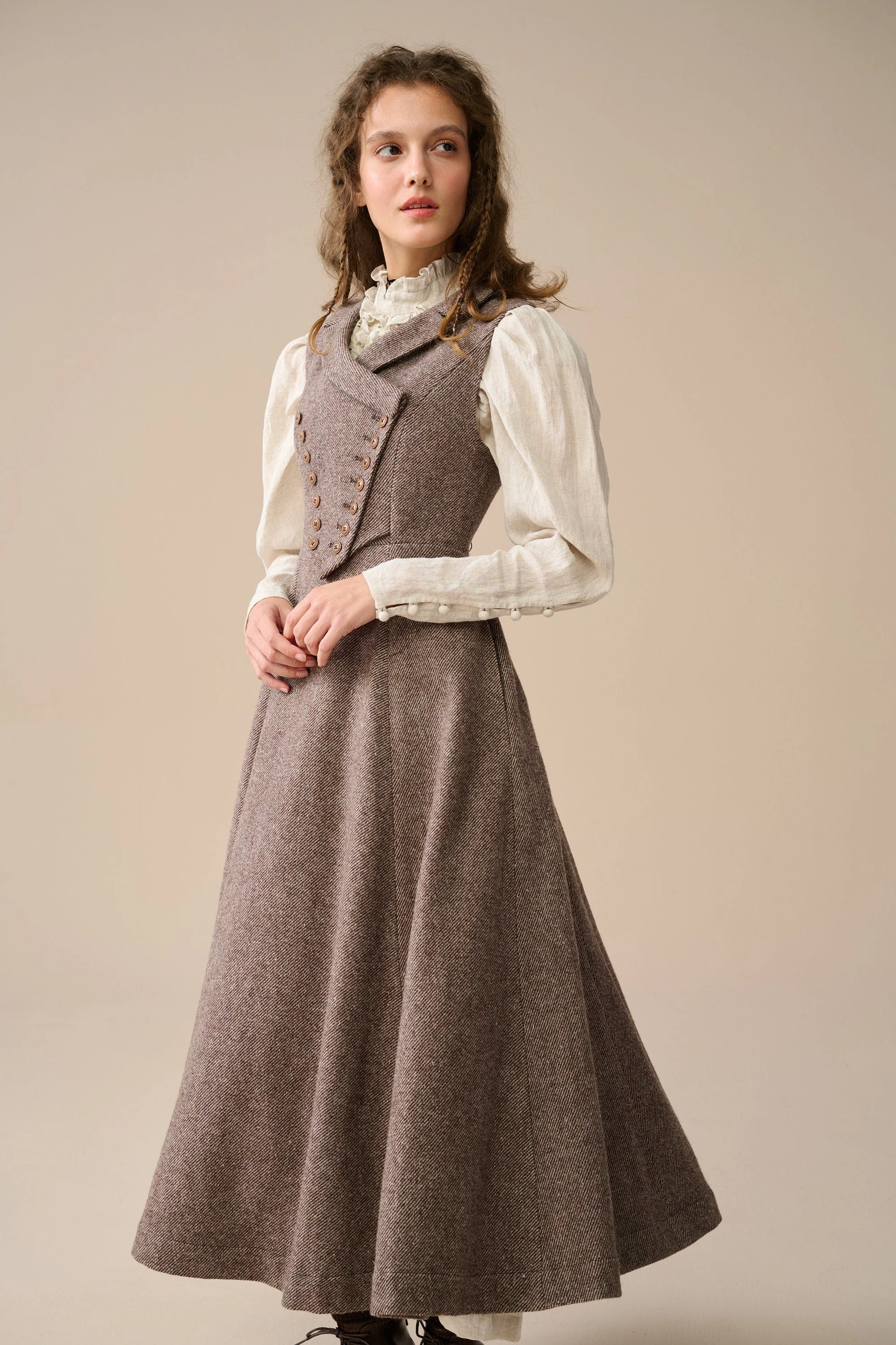 Helen 17| Vintage wool dress - Image 20