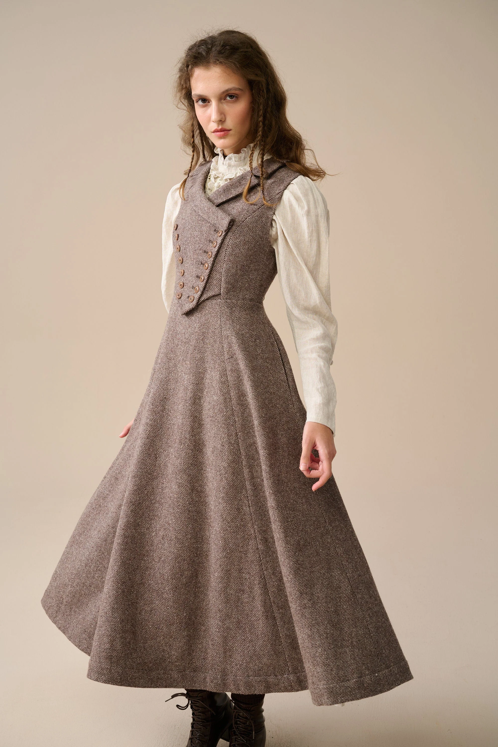 Helen 17| Vintage wool dress - Image 22