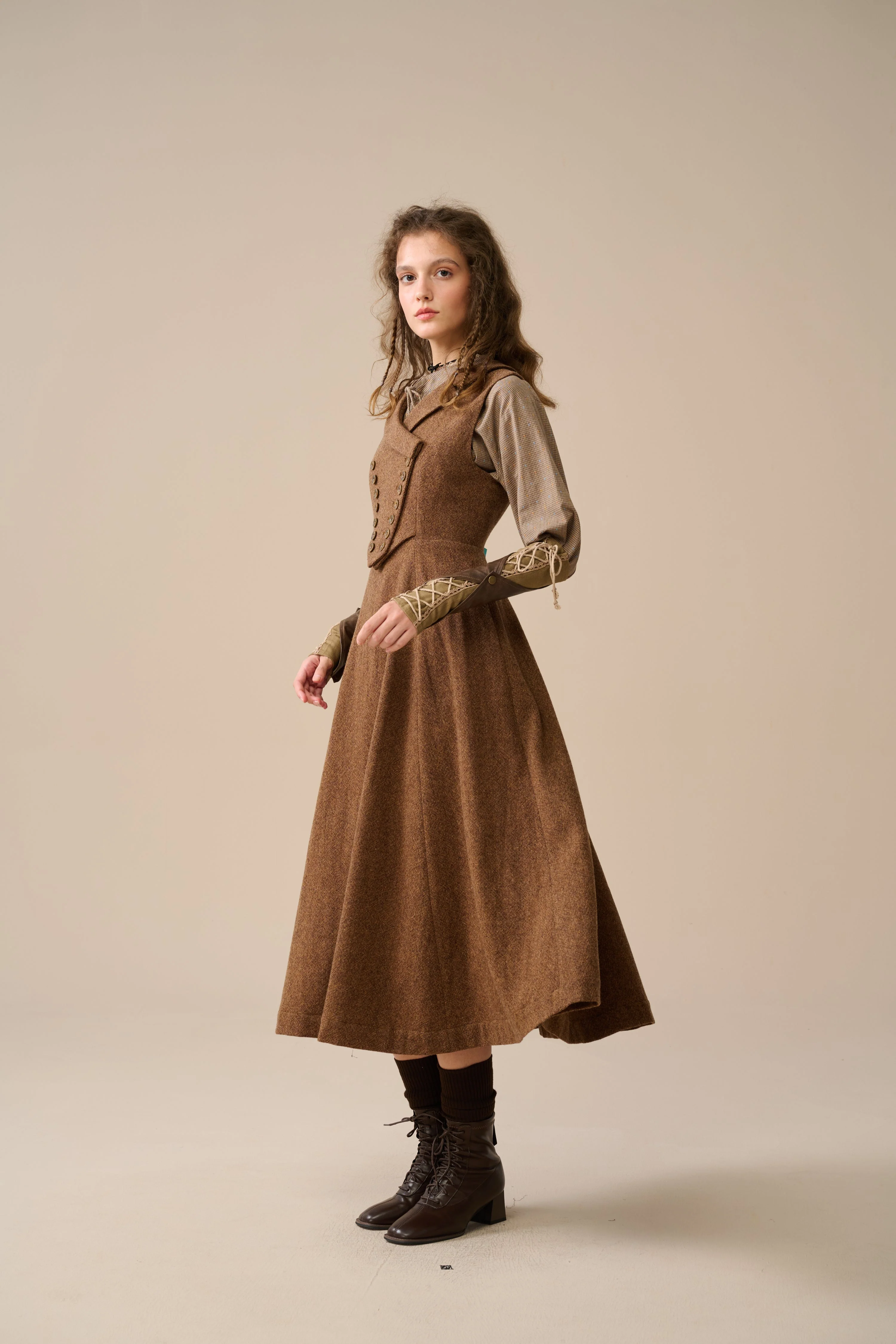 Helen 17| Vintage wool dress - Image 9