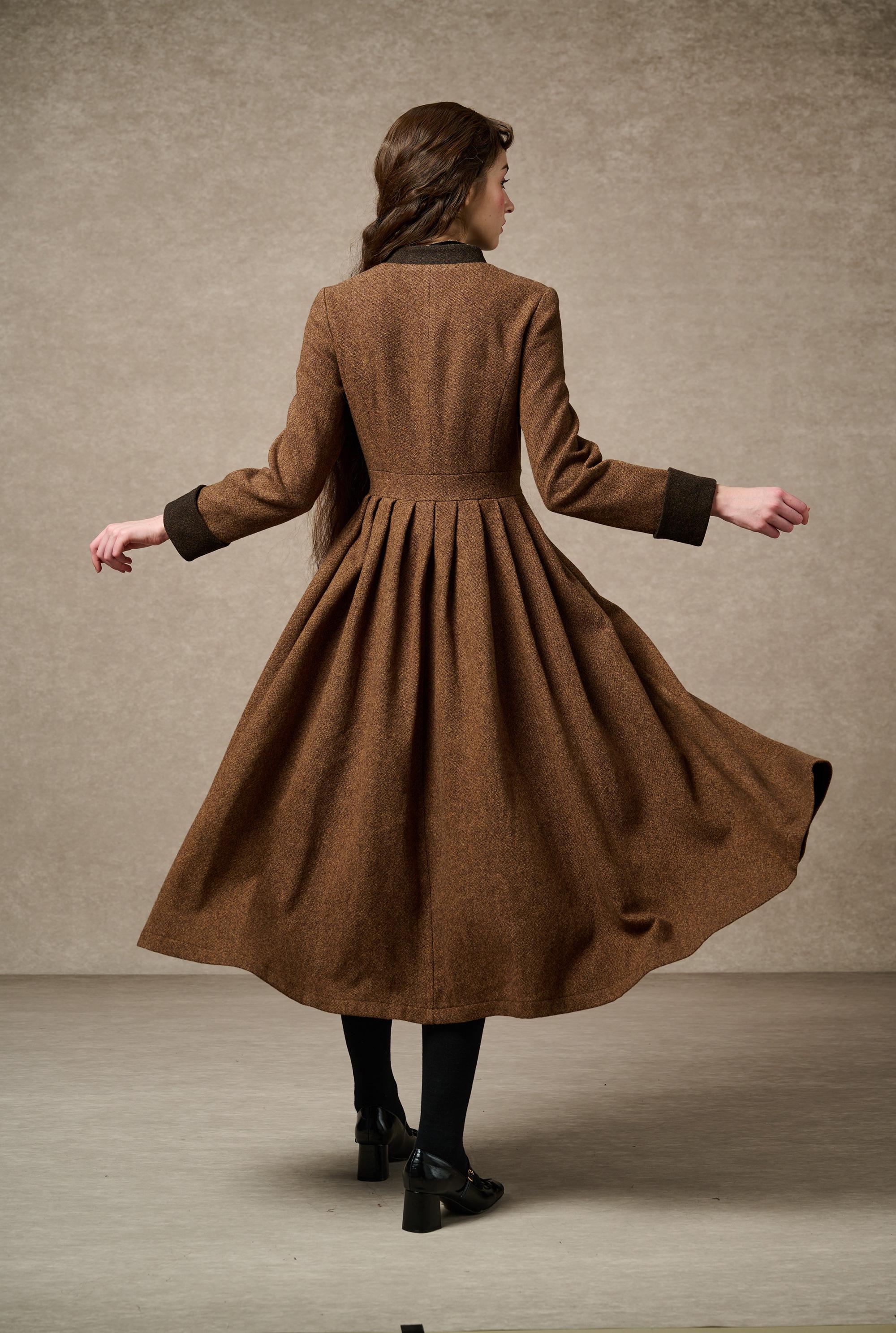 Willow 27 | green wool dress - Image 5