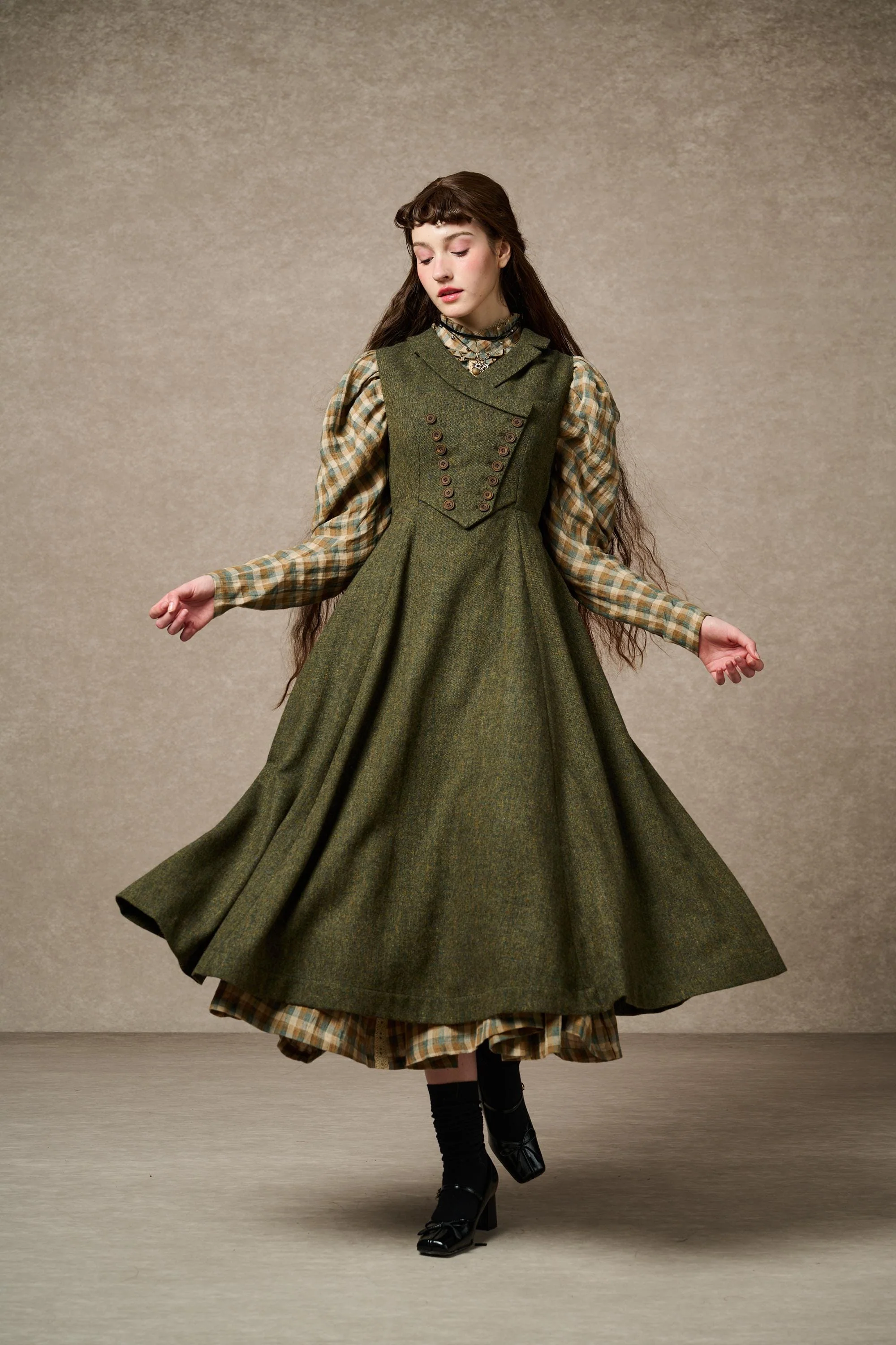 Helen 17| Vintage wool dress - Image 15
