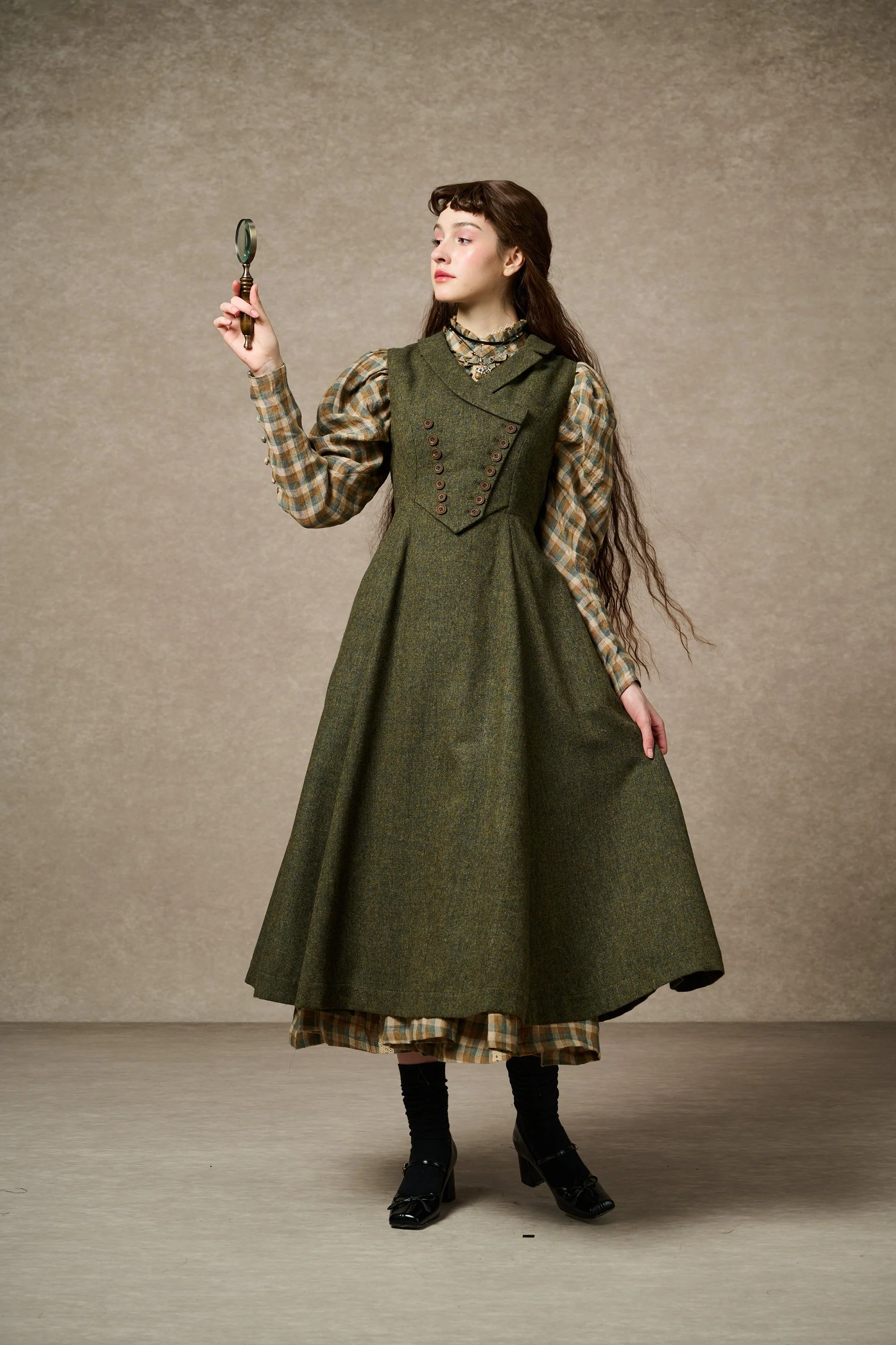 Helen 17| Vintage wool dress - Image 18