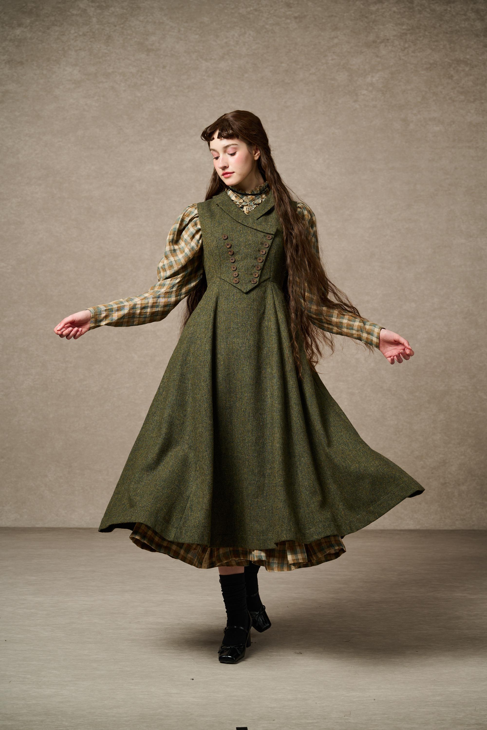 Helen 17| Vintage wool dress - Image 3