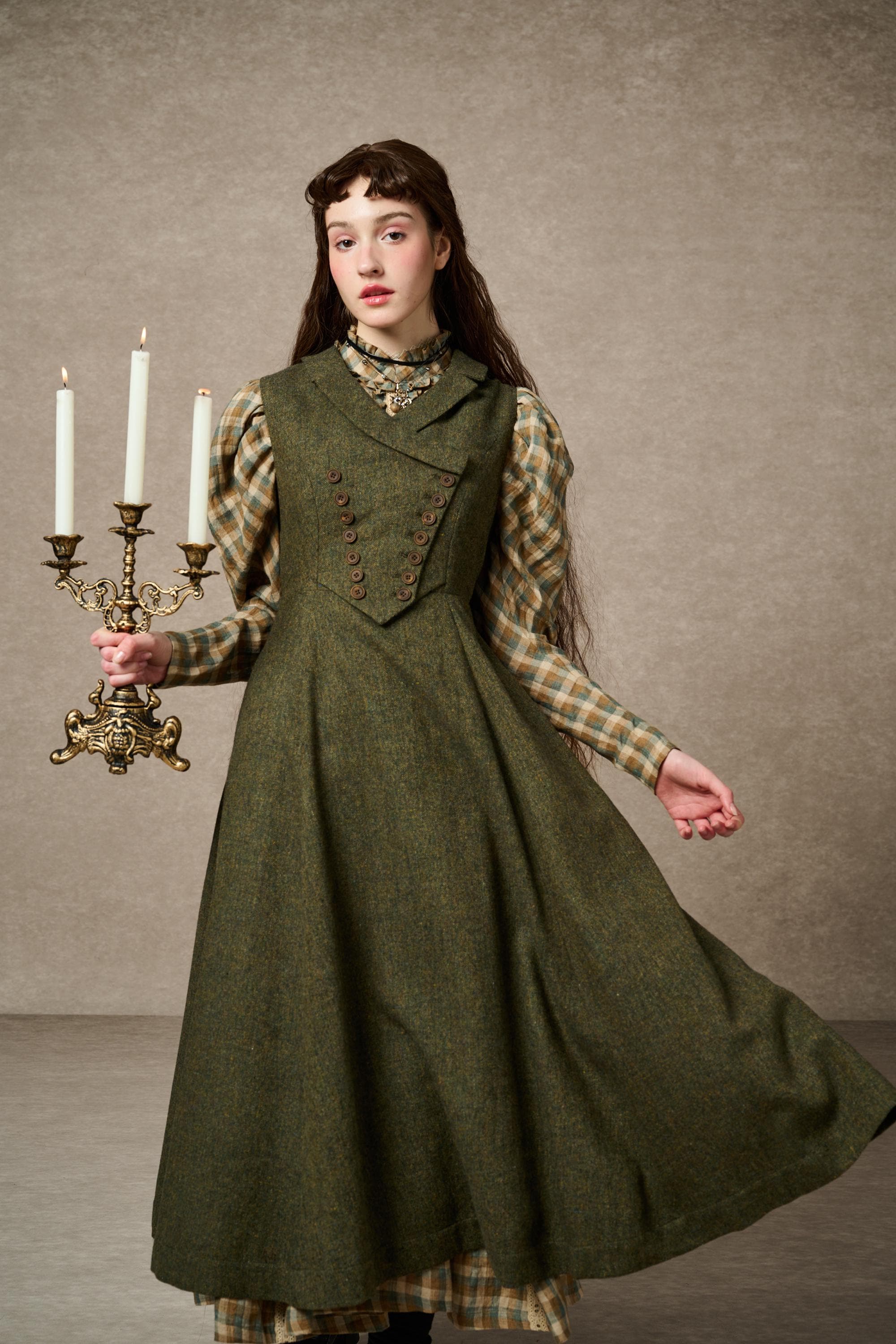 Helen 17| Vintage wool dress - Image 4