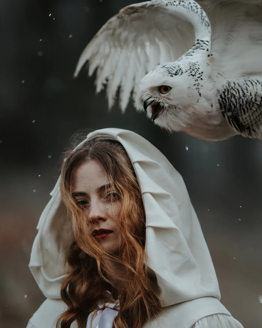 Perfumer 33 | white wool cloak wedding cape - Image 12
