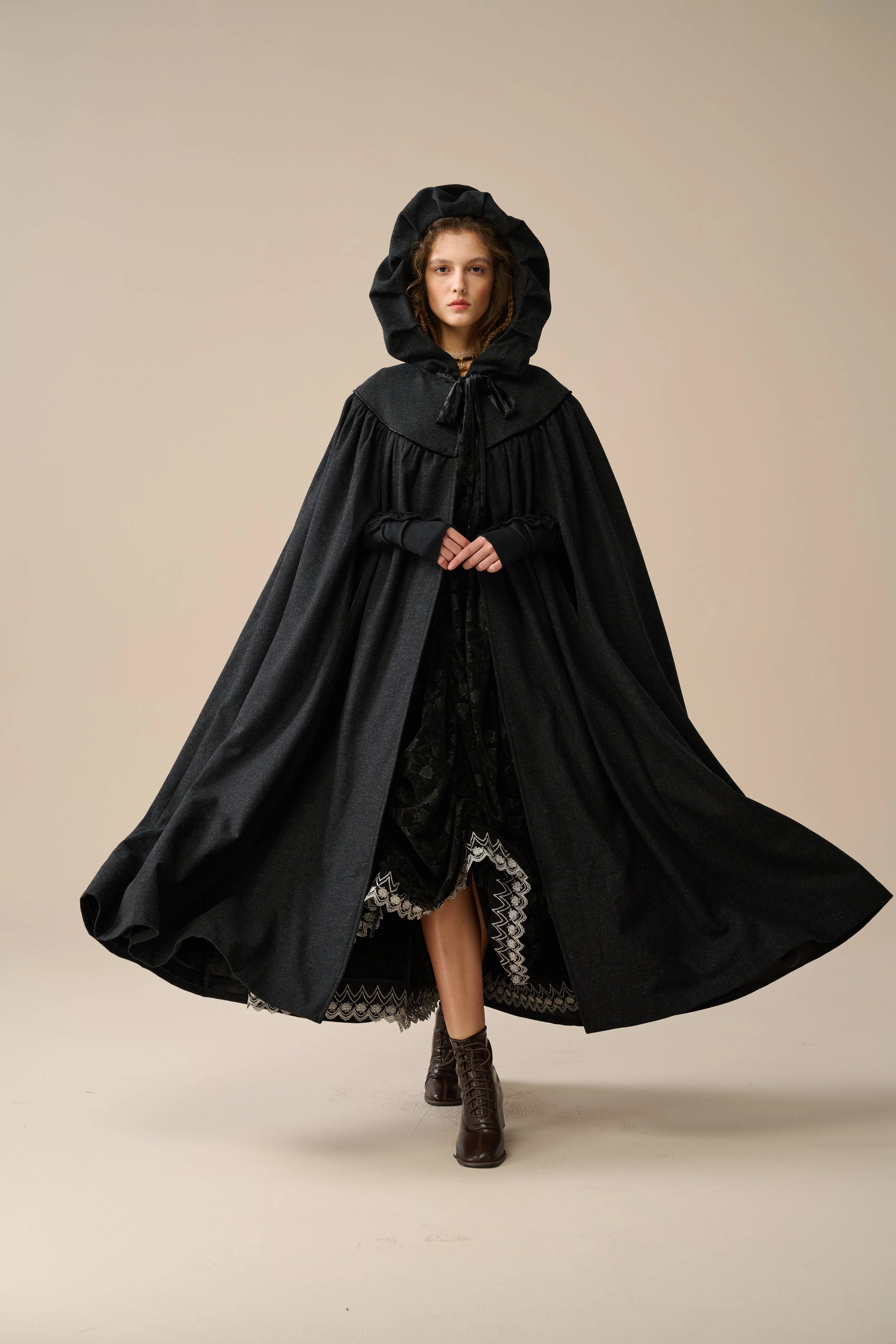 Perfumer 33 | hooded wool cloak - Image 21
