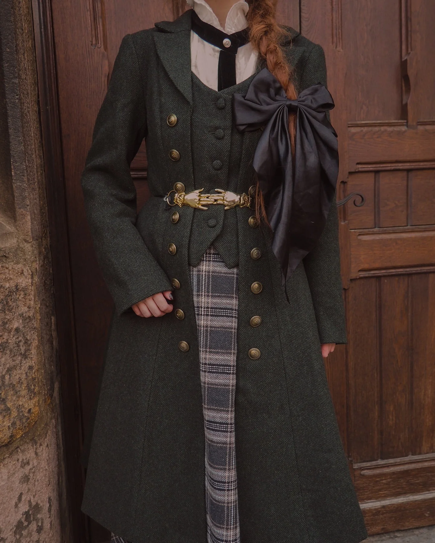 Doreen 15 |Vest-Layered 100% Wool Coat - Image 6